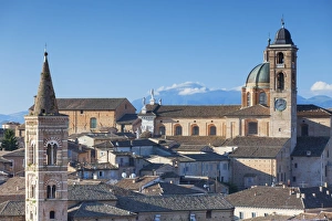View of Urbino (UNESCO World Heritage Site), Le Marche, Italy View of Urbino (UNESCO World Heritage Site), Le Marche, Italy