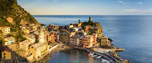 View over Vernazza, Cinque Terre, Liguria, Italy View over Vernazza, Cinque Terre, Liguria, Italy