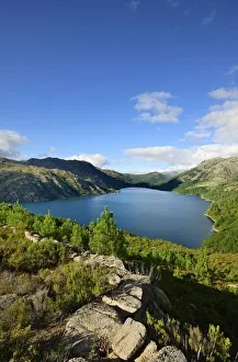 Vilarinho das Furnas dam in the Peneda Geres National Park. Minho, Portugal Vilarinho das Furnas dam in the Peneda Geres National Park. Minho, Portugal