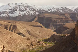 Village, Dades valley, Dades gorges, Ouarzazate region, Morocco Village, Dades valley, Dades gorges, Ouarzazate region, Morocco