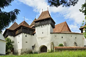 The Viscri fortified church was built by the Transylvanian Saxon community in Viscri The Viscri fortified church was built by the Transylvanian Saxon community in Viscri