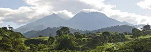Volcan Baru rising about the forest, Panama, Central America Volcan Baru rising about the forest, Panama, Central America