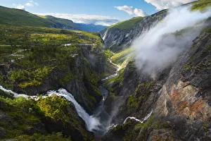 Voringfossen waterfall, Hordaland, Norway Voringfossen waterfall, Hordaland, Norway