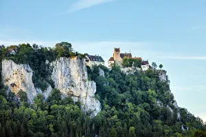 Werenwag Castle, Upper Danube Nature Park, Swabian Jura, Baden-Wurttemberg, Germany Werenwag Castle, Upper Danube Nature Park, Swabian Jura, Baden-Wurttemberg, Germany