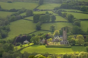 Widecombe in the Moor Church and village surrounded by beautiful rolling farmland Widecombe in the Moor Church and village surrounded by beautiful rolling farmland