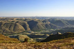 The wild valley of the Douro river at Freixo de Espada a Cinta. Tras os Montes, Portugal The wild valley of the Douro river at Freixo de Espada a Cinta. Tras os Montes, Portugal