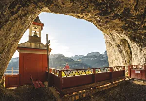 Wildkirchli (Wild Chapel), Ebenalp, Appenzell Innerrhoden, Switzerland Wildkirchli (Wild Chapel), Ebenalp, Appenzell Innerrhoden, Switzerland