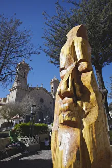Wooden sculpture in Plaza 10 de Noviembre, Potosi (UNESCO World Heritage Site), Bolivia Wooden sculpture in Plaza 10 de Noviembre, Potosi (UNESCO World Heritage Site), Bolivia