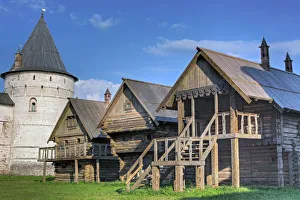 Wooden traditional house, Rostov, Yaroslavl region, Russia Wooden traditional house, Rostov, Yaroslavl region, Russia