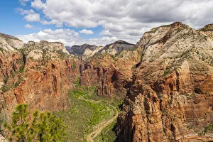 Zion Canyon from Angels landing Zion National Park, Utah, USA Zion Canyon from Angels landing Zion National Park, Utah, USA