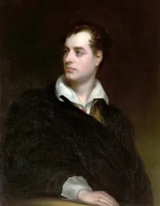 Poet Prints: Thomas Phillips after - 6th Lord Byron Print