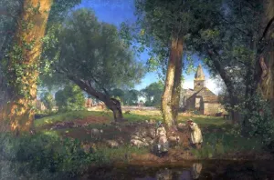 British Landscape Artists Prints: The Tithe Barns - David Murray
