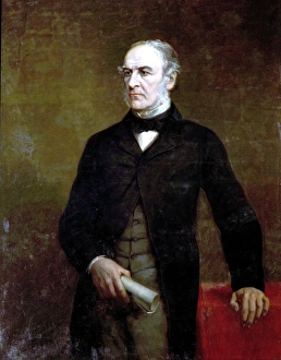 Victorian Era Artwork Prints: Portrait of Rt. Hon. W. E. Gladstone, by Charles Lucy, ca 1872