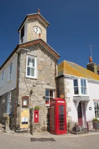 Coastal Towns In Cornwall Prints: Mousehole in Cornwall, UK