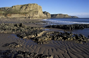 Coastal Landscape Photography UK Prints: Fall Bay, Gowergower