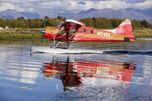Prints of Ashley Cooper / SpecialistStock Images Dated 2009 January: Anchorage Alaska Float Plane Print