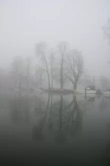 Images Dated 23rd December 2007: Fog over the river Thames at Pangbourne, UK