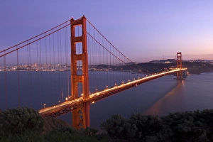 Golden Gate Bridge, famous symbol of San Francisco, California, USA Golden Gate Bridge, famous symbol of San Francisco, California, USA