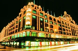 Harrods department store in Knightsbridge London UK Harrods department store in Knightsbridge London UK
