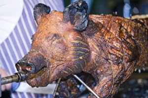 Specialist Stock Images Prints: A Hog Roast