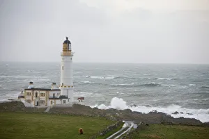 The Lighthouse on Corsewall Point on the Rhins of Galloway Scotland UK The Lighthouse on Corsewall Point on the Rhins of Galloway Scotland UK
