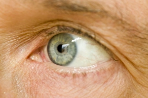 Close Up Eye Prints: a mans eye