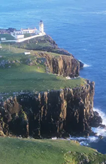 Neist Point lighthouse on the Isle of Skye, Scotland, UK Neist Point lighthouse on the Isle of Skye, Scotland, UK