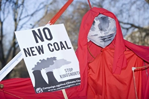 Protest banners at a climate change rally in London December 2008 Protest banners at a climate change rally in London December 2008