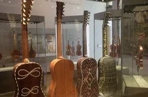 Ashmolean Museum Print of Stradivari Guitars Architecture