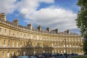 Georgian Royal Crescent Print, Bath England