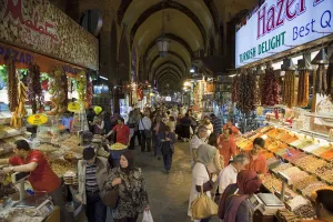 Istanbul Spice Market Interior Print
