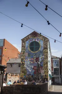 Belfast Cathedral Quarter Mural Print