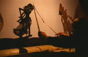 Wayang Kulit Prints: INDONESIA Java Shadow Puppets Wayang Kulit shadow puppet performance