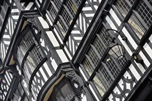 England, Cheshire, Chester, The Rows on Bridge Street, Black England, Cheshire, Chester, The Rows on Bridge Street, Black