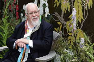 England, London, Artist Peter Blake at Chelsea Flower Show England, London, Artist Peter Blake at Chelsea Flower Show