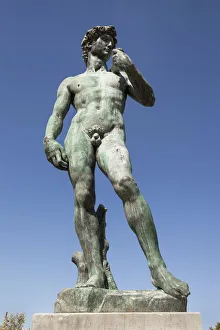 France, Nice, Replica of Michelangelo's statue of David France, Nice, Replica of Michelangelo's statue of David