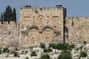 The Mercy Gate or Golden Gate on the east side of the Temple Mount The Mercy Gate or Golden Gate on the east side of the Temple Mount