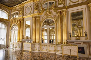 Russia, Saint Petersburg, Decorative interior, Catherine Palace, Tsarskoye Selo, Pushkin Russia, Saint Petersburg, Decorative interior, Catherine Palace, Tsarskoye Selo, Pushkin