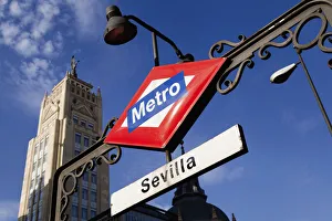 Spain, Madrid, Sevilla Metro Station on Gran Via Spain, Madrid, Sevilla Metro Station on Gran Via