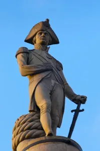 Prints of UK, England, London, Trafalgar Square Poster Prints: Trafalgar Square Statues Print