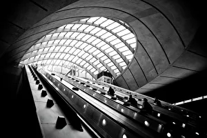 UK, London, Canary Wharf Underground Station, Jubilee Line UK, London, Canary Wharf Underground Station, Jubilee Line