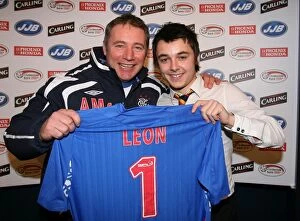 Images Dated 26th December 2007: Ally McCoist and Leon Jackson's Unforgettable Victory: Rangers 3-1 Over Motherwell at Ibrox Stadium