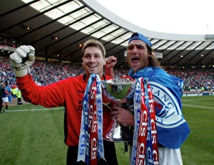Images Dated 16th March 2003: Rangers Glory: 2-1 Victory Over Celtic (March 16, 2003)
