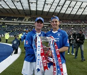 Images Dated 16th March 2003: Rangers Triumph Over Celtic: Thrilling 2-1 Victory - March 16, 2003