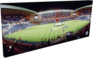 RNGR110 - Rangers v Inter Milan Union Jack Flags, 900x350mm Panoramic Canvas RNGR110 - Rangers v Inter Milan Union Jack Flags, 900x350mm Panoramic Canvas