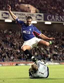 Images Dated 9th October 2001: Scottish Soccer - CIS Insurance Cup - Third Round - Rangers v Airdrieonians