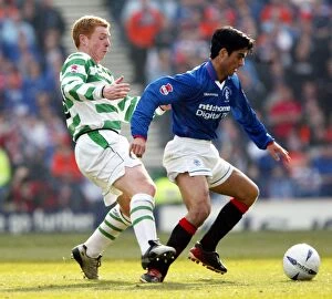 Images Dated 16th March 2003: Thrilling 2-1 Victory for Rangers over Celtic (March 16, 2003)