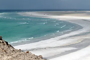 The approach to Ditwa lagoon and beach is pictured near the port of Qalensiya, the The approach to Ditwa lagoon and beach is pictured near the port of Qalensiya, the