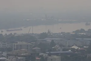 The Chao Phraya River is seen through air pollution in Bangkok The Chao Phraya River is seen through air pollution in Bangkok