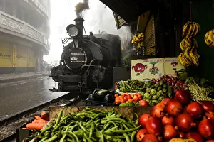 A Darjeeling Himalayan Railway steam train, which runs on a 2 foot gauge railway A Darjeeling Himalayan Railway steam train, which runs on a 2 foot gauge railway